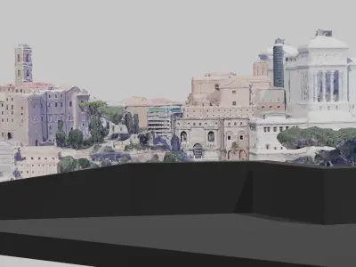 Capitoline Hill Rome 3D model