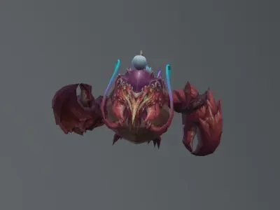 Lobster Fantasy Monster Low Poly Low-poly 3D model