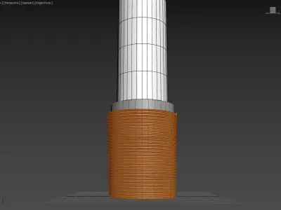 Magnetically Assisted Solenoid Rocket Launcher Pad - Concept 3D model