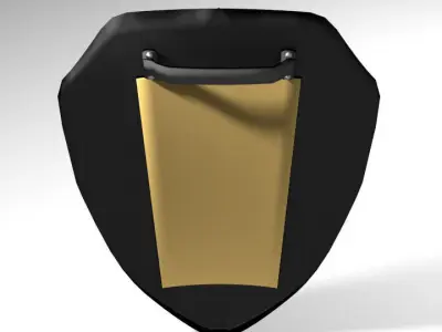 Personal Armor Shield - Medieval Battleshield 3D model