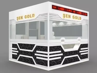Exhibition Stand - ST0036 3D model