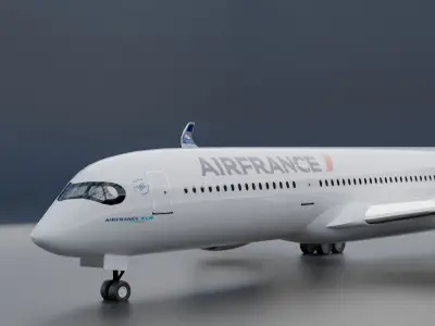 Airbus A350-900 XWB Airfrance Livery 3D model