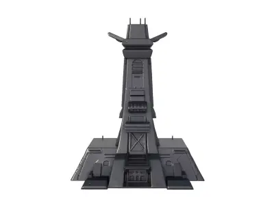 Sci Fi Energy Tower - Energy Tower 3D print model get