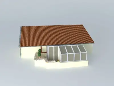 winter garden Free 3D model