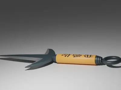 Kunai Minato 3D model