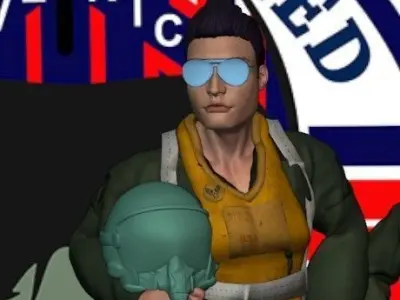 TOPGUN TOON DIORAMA 3D print model