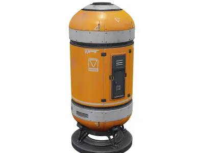 Scifi Capsule 01 3D model