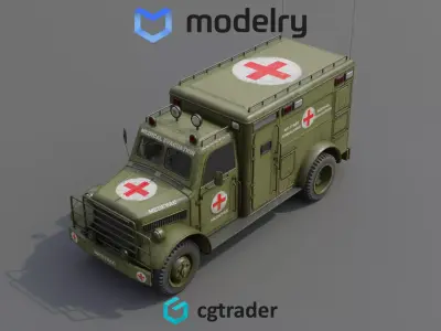 Medical Vehicle 3D model