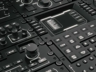 Cockpit Elements 3D model