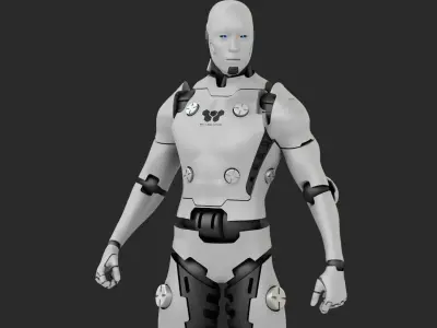 META HUMAN BOT RIGGED 3D model