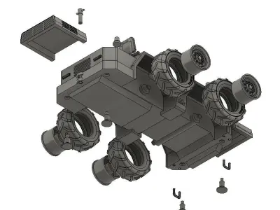 Russian Navy Tractor 3D print model