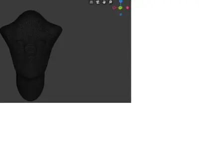 Alien Face Model 3D model