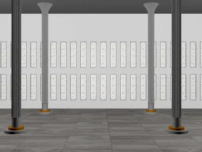 BAITUL MUKARRAM MOSQUE 3D model