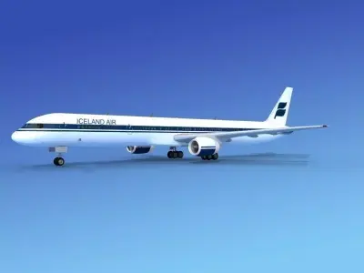Boeing 757-300 Icelandair 3D model