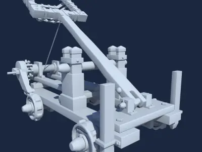 Catapult 3D model