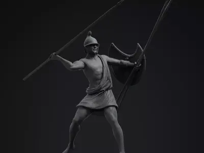 Peltast 3D print model