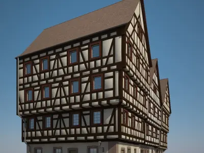 Medieval Houses III 3D model