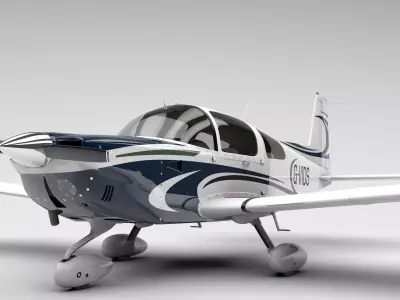 AA-5A Grumman Cheetah Modern Low-poly 3D model