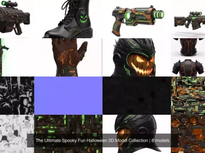 The Ultimate Spooky Fun Halloween 3D Model Collection 