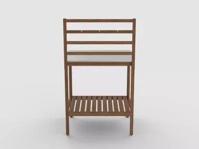 Kitchen Unit Low-poly 3D model