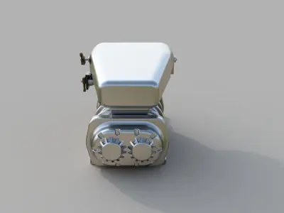 Muscle car blower 3D model