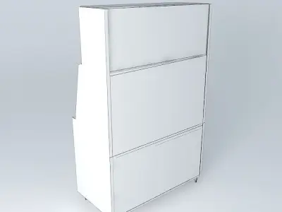 Kit108 Desk wall by Alex Marques Free 3D model