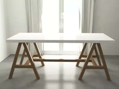office - table Free 3D model