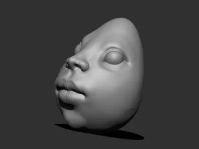 Eggface3d print Free 3D print model