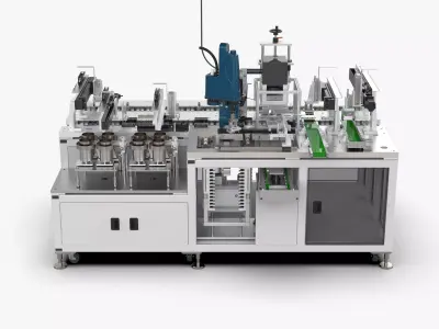 Automatic Radium Welding Loading and Unloading Machine 3D model