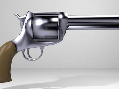 Revolver - Handgun Type 4 3D model