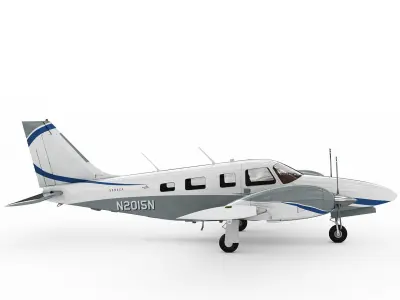 Piper PA-34 Seneca V 3D model
