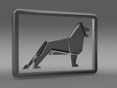 Man new logo 3D model