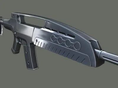 xm8 machine-gun 3D model