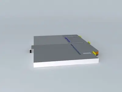 Centre Commercial Carrefour Free 3D model