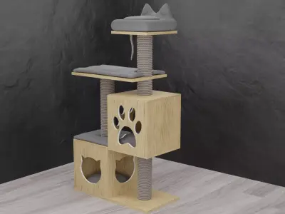 Cat Tree Free 3D model