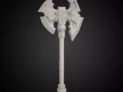 Stylized Axe 15 3D model