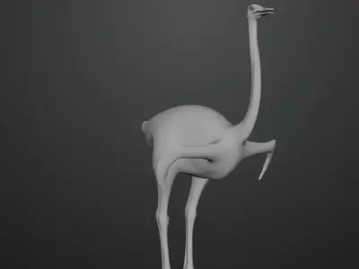 3D model of Ostrich 3D model
