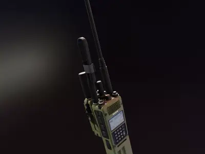PRC 163 Falcon 4 Radio Low-poly 3D model