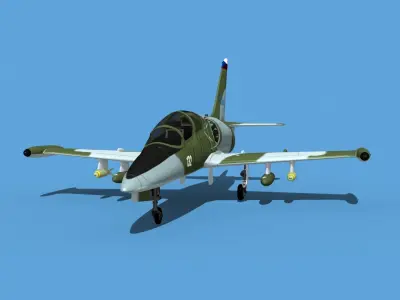 Aero Vodochody L-39C Albatross Cz Rep 02 3D model
