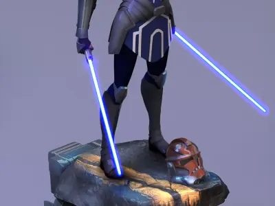 Ahsoka Tano - Star Wars 3D print model purchase