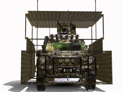 LMV 4X4 IVECO UKRAINE Low-poly 3D model