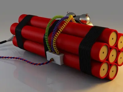 Dynamite Symbol 3D model