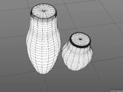 3D modern vase Free 3D model