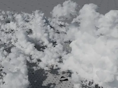 VDB Cumulonimbus Cloud Field 11 3D model