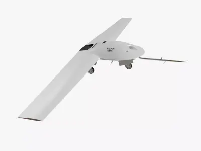 Lockheed Martin RQ 3 Darkstar Drone 3D model