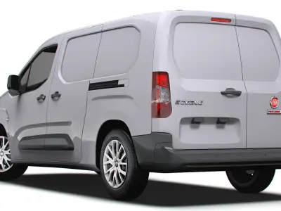 Fiat E Doblo Van LWB 2024 3D model