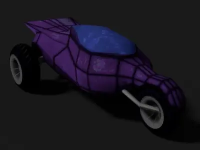 Bike Cartoon Free low-poly 3D model