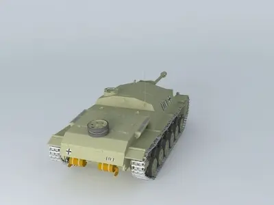 Stug III 40  Sturmgeschutz 40 Ausf G. 3D model
