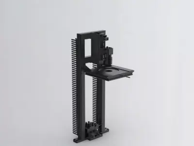 Camera adjusting mechanism 3D model