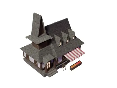 Medieval Shop 3D model